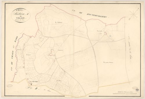 SAINT-HILAIRE. - Section A : Village (le), 2e feuille. 