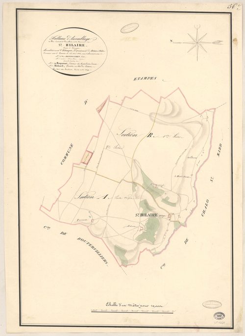 SAINT-HILAIRE. - Plan d'assemblage. 