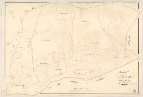 SAINT-HILAIRE. - Section B : Champ Rond (le), 2e feuille. 