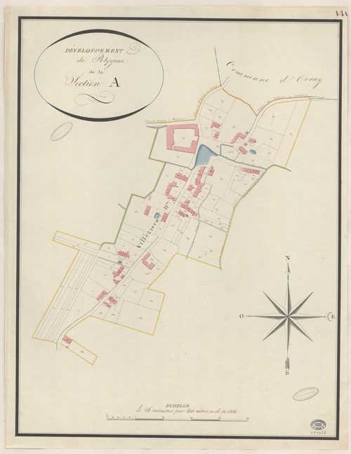 SAINT-JEAN-DE-BEAUREGARD. - Section A : Villeziers, 2e feuille. 