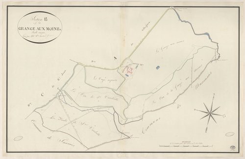 SAINT-JEAN-DE-BEAUREGARD. - Section B : Grange aux Moines (la). 
