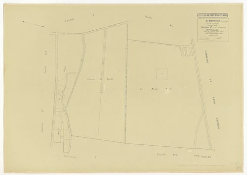 Plans minutes de conservation : SAINT-MAURICE-MONTCOURONNE : tableau d'assemblage, ech. 1/10000 (1954), sections A1, A2, A3, A4, B1, B2, C1, C3, C4, C5, C6, ech. 1/1250 (1934), sections A, B, C, D, E, F, G1, G2, H1, H2, ech. 1/2000 (1954), NB, papier, 105