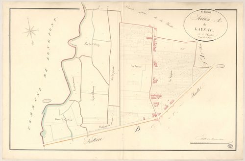 SAINT-MICHEL-SUR-ORGE. - Section A : Launay, 1ère feuille. 