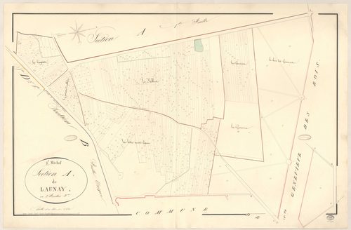 SAINT-MICHEL-SUR-ORGE. - Section A : Launay, 3e feuille. 