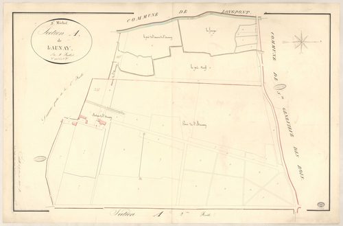 SAINT-MICHEL-SUR-ORGE. - Section A : Launay, 2e feuille. 