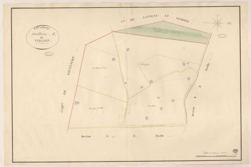 SAINT-PIERRE-DU-PERRAY. - Section A : Village (le), 4e feuille. 
