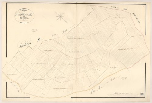 SAINT-SULPICE-DE-FAVIERES. - Section B : Roches (les), 1ère feuille. 