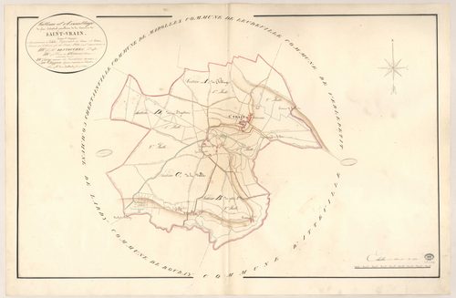 SAINT-VRAIN. - Plan d'assemblage. 