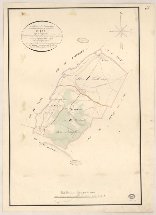 SAINT-YON. - Plan d'assemblage. 