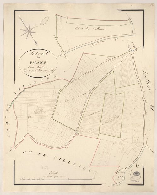 SAULX-LES-CHARTREUX. - Section I : Paradis (les). 