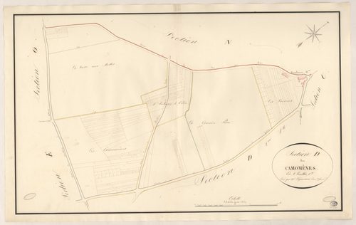 SAULX-LES-CHARTREUX. - Section D : Camomênes (les), 1ère feuille. 