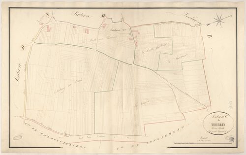 SAULX-LES-CHARTREUX. - Section C : Terrein. 