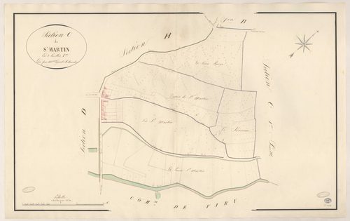 SAVIGNY-SUR-ORGE. - Section C : Saint-Martin, 2e feuille. 