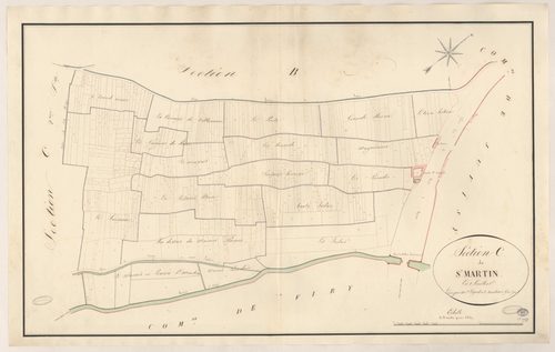SAVIGNY-SUR-ORGE. - Section C : Saint-Martin, 1ère feuille. 