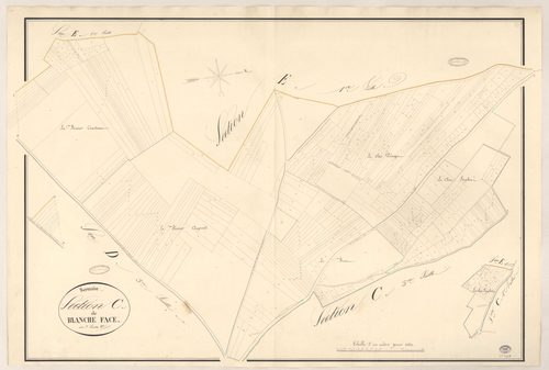 SERMAISE. - Section C : Blanche-Face, 2e feuille. 