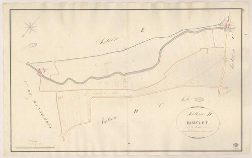 SOISY-SUR-ECOLE. - Section D : Rimflet, 1ère feuille. 