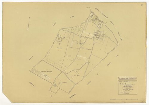 Plans minutes de conservation : SOISY-SUR-ECOLE : tableau d'assemblage ech. 1/10000 (1936-1964), D2, G4, ech. 1/1250 (1936), sections B3, E, F, ech. 1/2500 (1936) ; section C3, ech. 1/1250 (1936-1953) ; sections A2, B1, B2, C1, C2, D1, D2, F, G2, G3, H, I