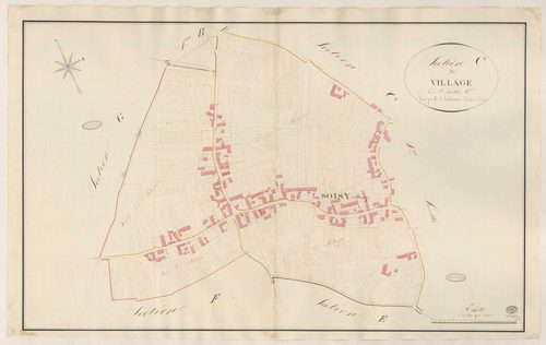 SOISY-SUR-ECOLE. - Section C : Village (le), 2e feuille. 