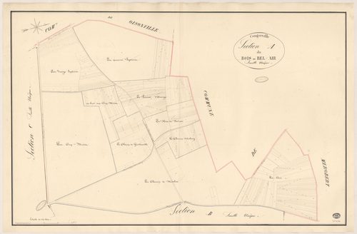 CONGERVILLE. - Section A : Bois du Bel-Air (le). 