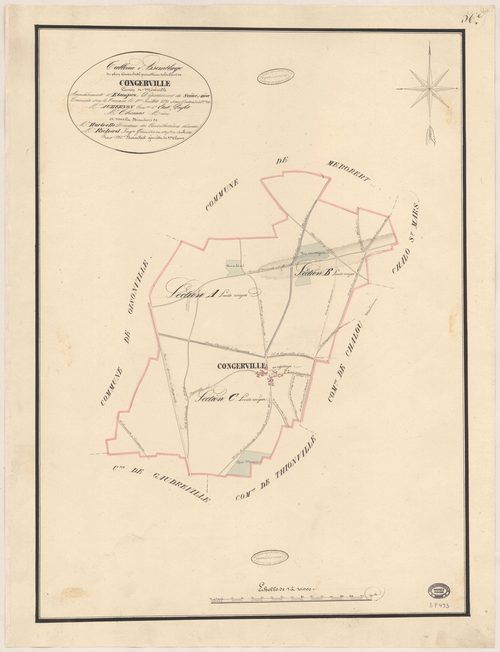 CONGERVILLE. - Plan d'assemblage. 