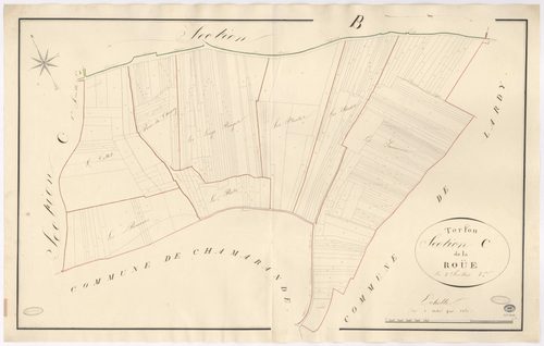 TORFOU. - Section C : Roüe (la), 2e feuille. 