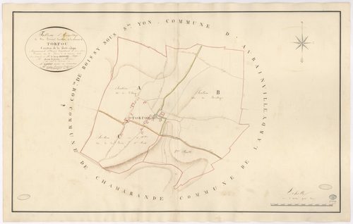 TORFOU. - Plan d'assemblage. 