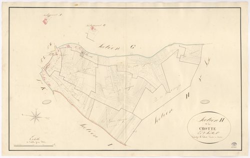 VALPUISEAUX. - Section H : Crotte (la), 1ère feuille. 