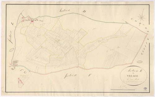 VALPUISEAUX. - Section E : Village (le). 