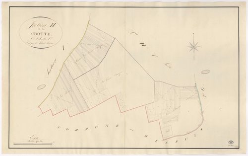 VALPUISEAUX. - Section H : Crotte (la), 2e feuille. 