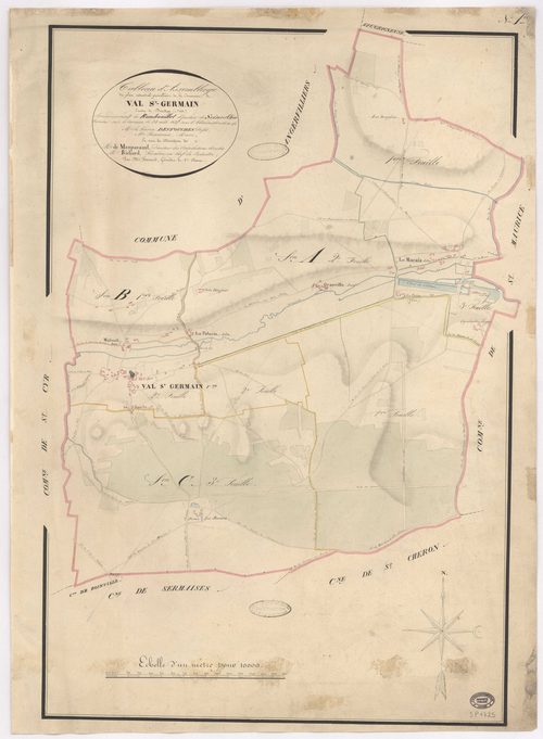 VAL-SAINT-GERMAIN (LE). - Plan d'assemblage. 