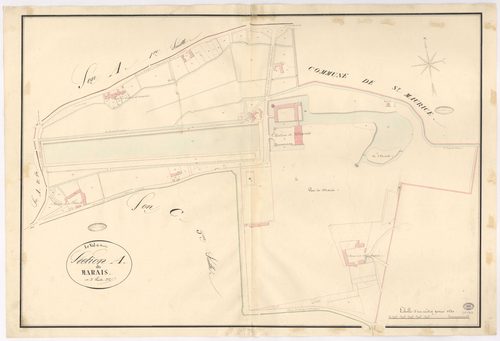 VAL-SAINT-GERMAIN (LE). - Section A : Marais (le), 3e feuille. 