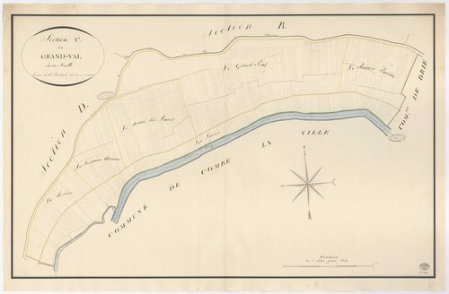 VARENNES-JARCY. - Section C : Grand-Val (le). 