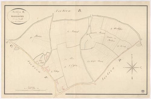 VARENNES-JARCY. - Section E : Maillefer. 