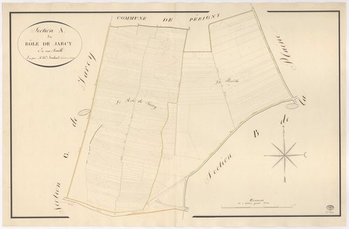 VARENNES-JARCY. - Section A : Rôle de Jarcy (le). 