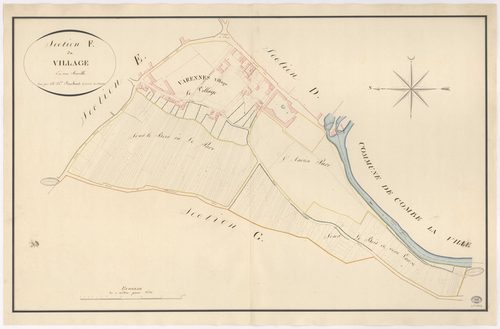 VARENNES-JARCY. - Section F : Village (le). 