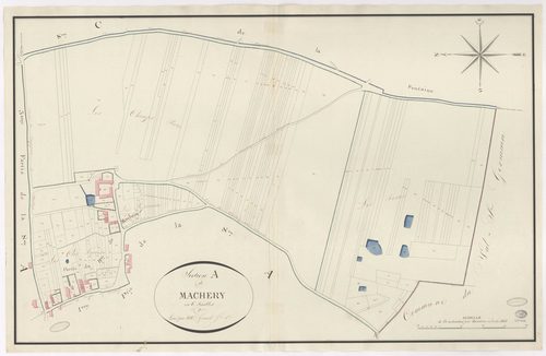 VAUGRIGNEUSE. - Section A : Machery, 2e feuille. 