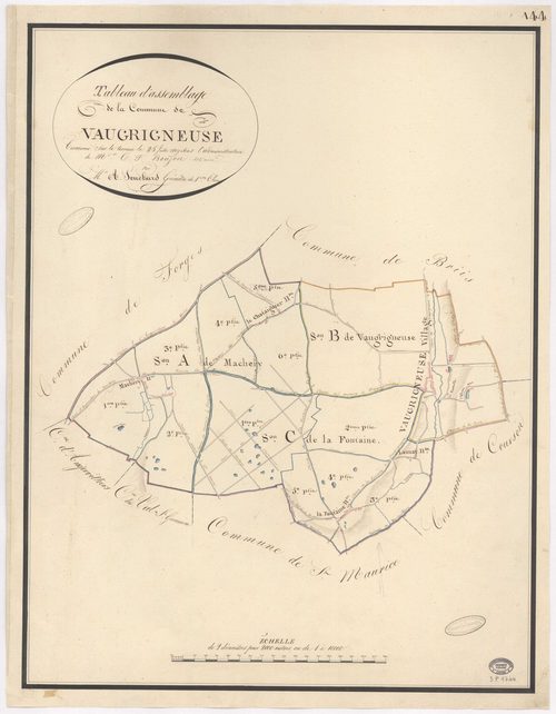 VAUGRIGNEUSE. - Plan d'assemblage. 