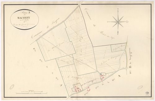 VAUGRIGNEUSE. - Section A : Machery, 5e feuille. 