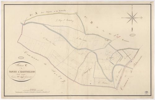 VAUHALLAN. - Section C : Noyer Saint-Barthélemy (le). 