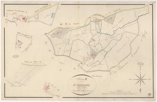 VAUHALLAN. - Section B : Grande Fontaine (la). 