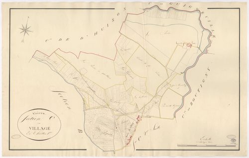 VAYRES-SUR-ESSONNE. - Section C : Village (le), 1ère feuille. 
