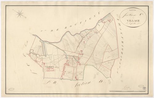 VAYRES-SUR-ESSONNE. - Section C : Village (le), 2e feuille. 