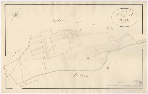VAYRES-SUR-ESSONNE. - Section A : Comté (la), 2e feuille. 