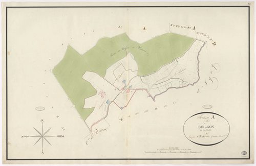 VERRIERES-LE-BUISSON. - Section A : Buisson (le), 2e feuille. 