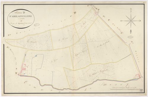 VERRIERES-LE-BUISSON. - Section D : Amblainvilliers, 4e feuille. 