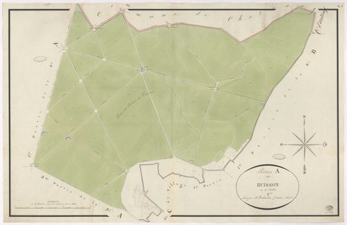 VERRIERES-LE-BUISSON. - Section A : Buisson (le), 4e feuille. 
