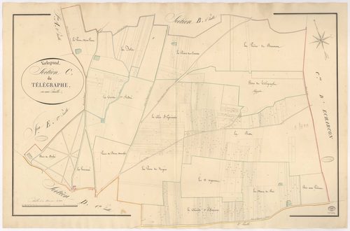 VERT-LE-GRAND. - Section C : Télégraphe (le). 