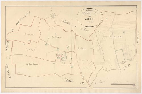 VERT-LE-GRAND. - Section A : Noues (les), 2e feuille. 