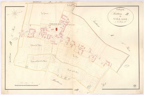 VERT-LE-PETIT. - Section B : Village (le), 2e feuille. 