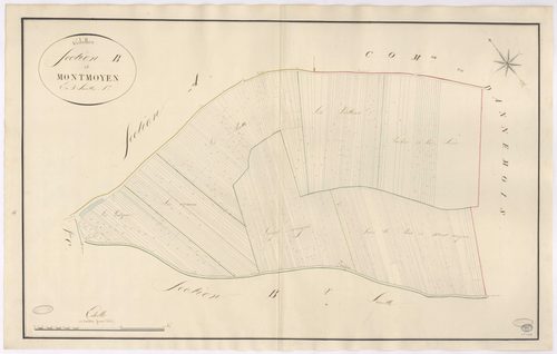 VIDELLES. - Section B : Montmoyen, 1ère feuille. 